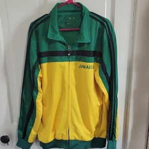 Jamaica Green and Yellow Men's Track Jacket